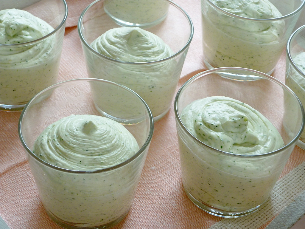 Crema di limone con menta