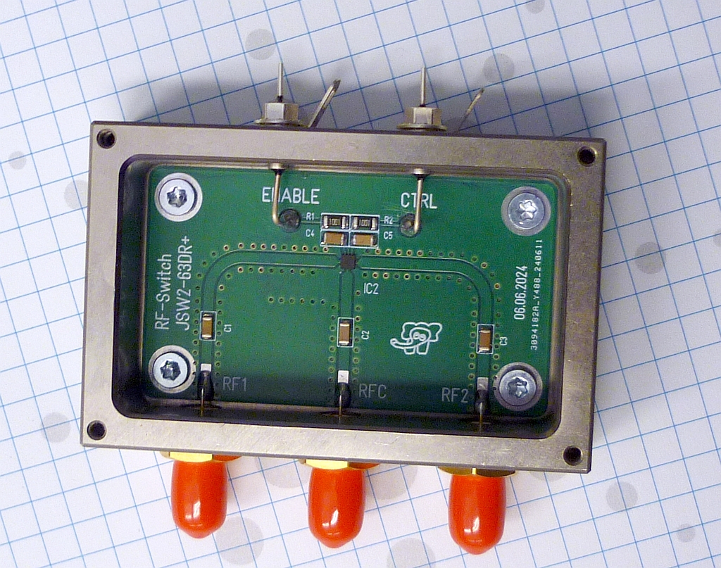 RF Switch using the JSW2-63DR